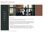 Tablet Screenshot of garcia-associates.net
